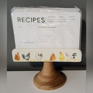 Chicken Recipe Card Holder (Red Shed)